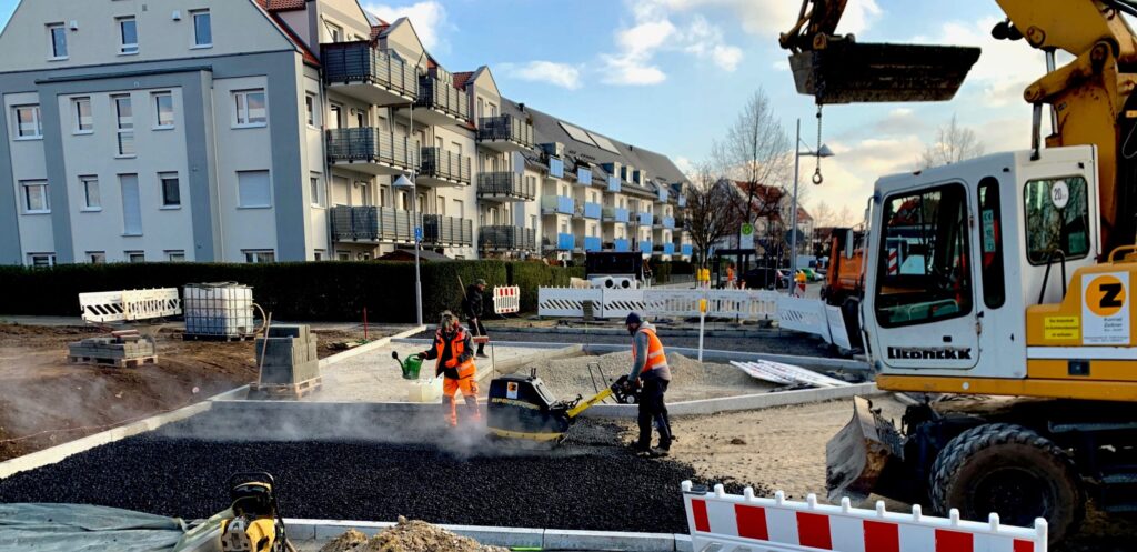 Abbildung Straßenbau